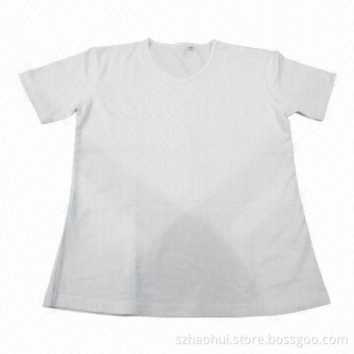 95% cotton 5% elastane white T-shirts